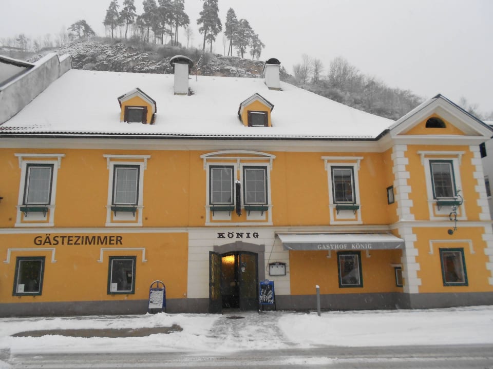 Landgasthof König im Winter Landgasthof König zum Hirschen