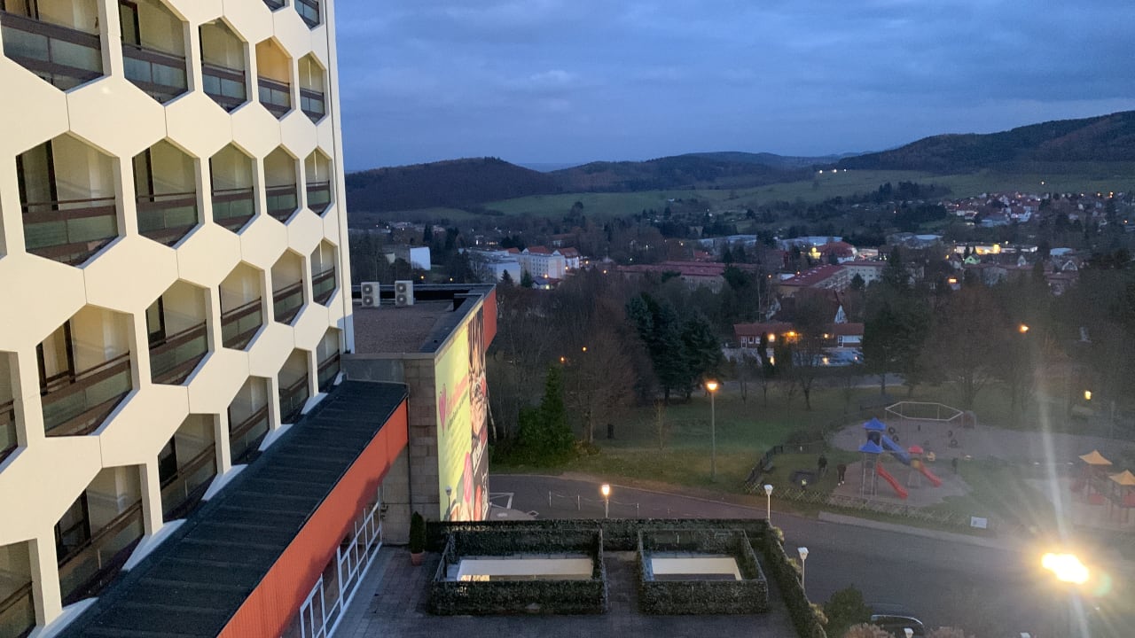 Ausblick AHORN Berghotel Friedrichroda