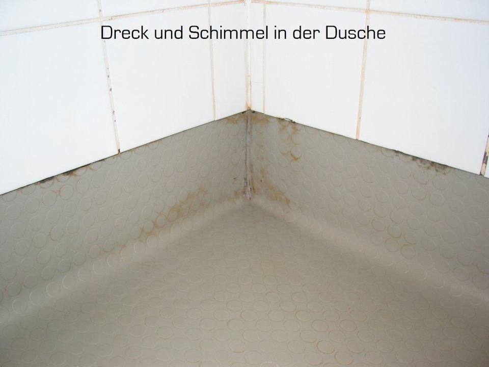 Dreck und Schimmel in der Dusche Clarion Collection Hotel Kompaniet