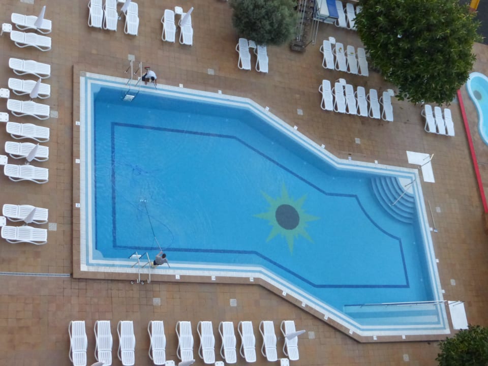 Blick vom Balkon Hotel Europalace