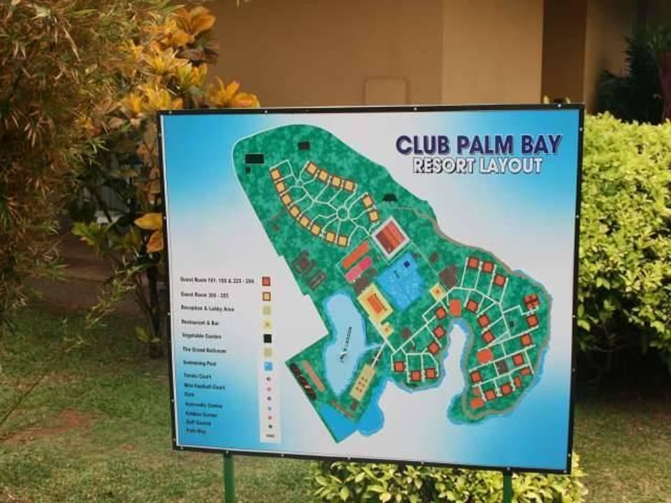 Übersichtskarte Club Palm Bay