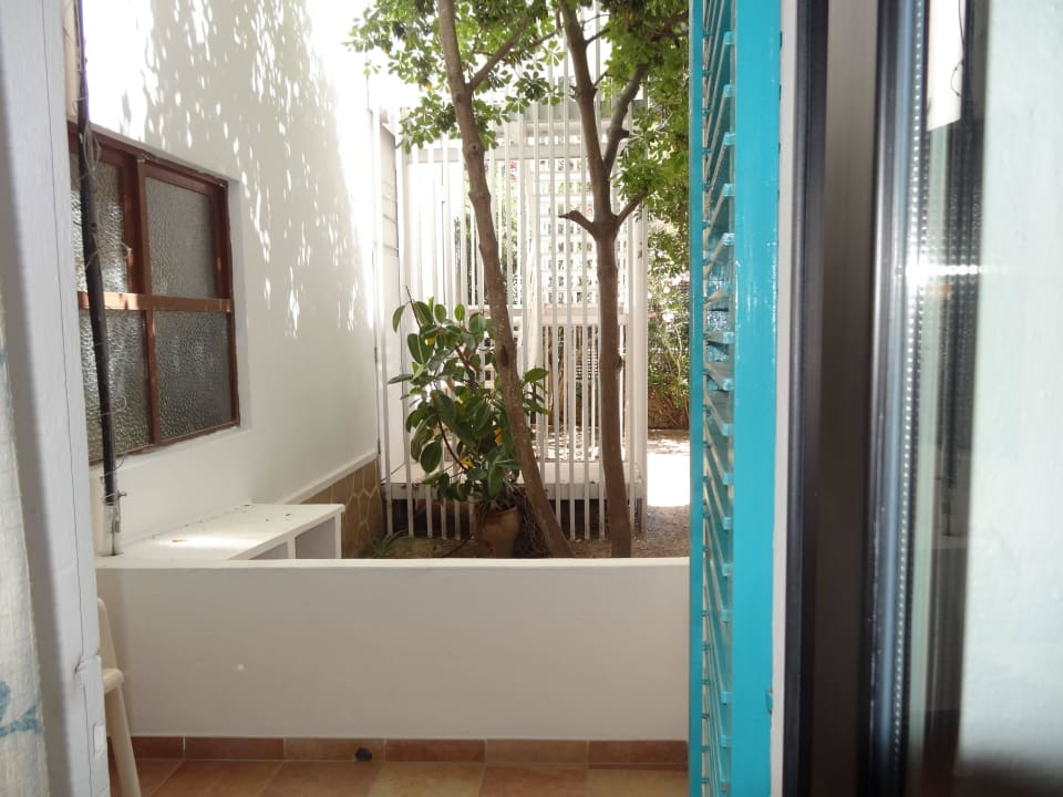 Blick in den Innenhof Hotel Osiris