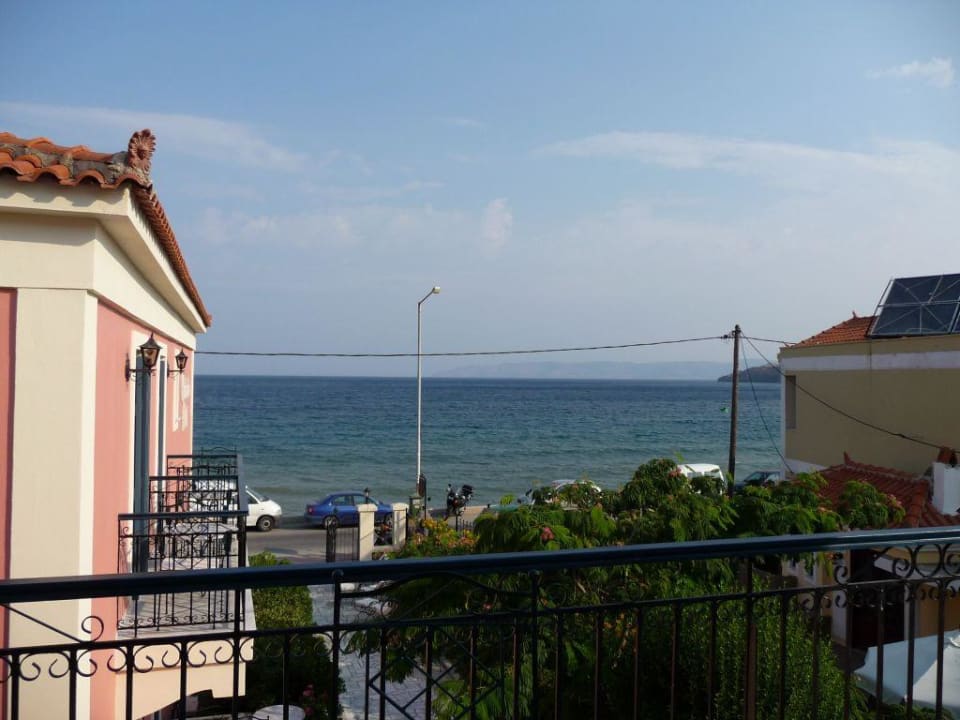 Blick vom Balkon Hotel Michealia