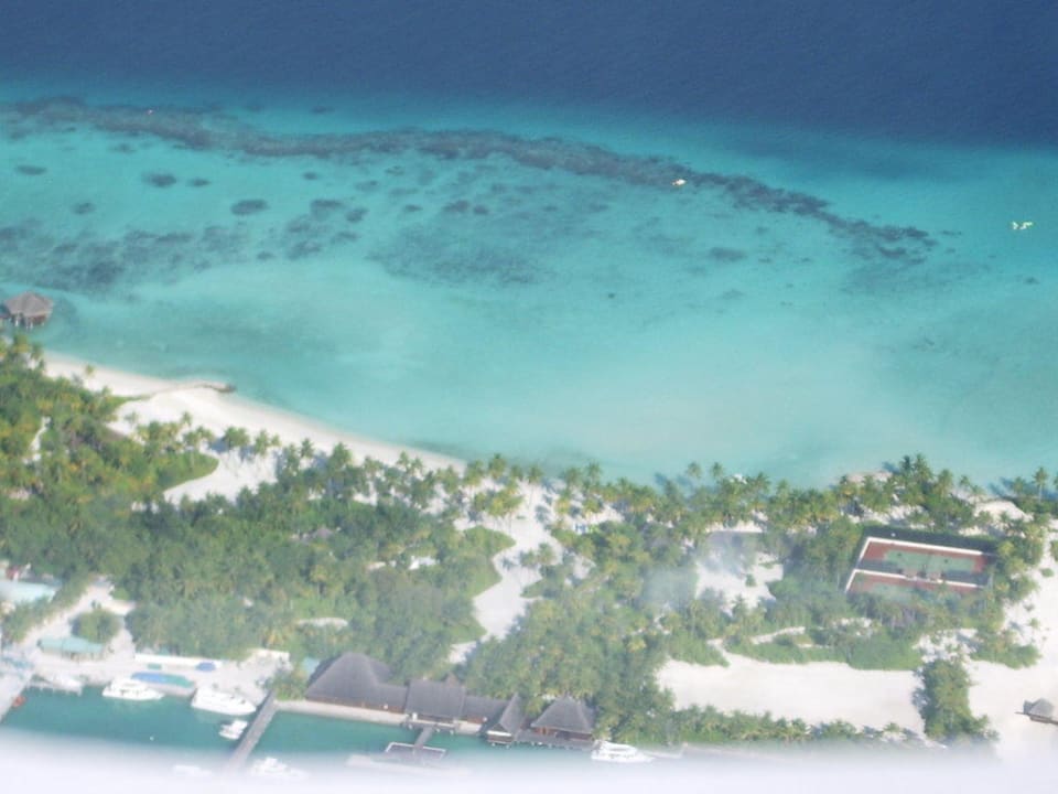 Aussicht vom Wasserflugzeug Adaaran Select Meedhupparu Island Resort - Premium All Inclusive