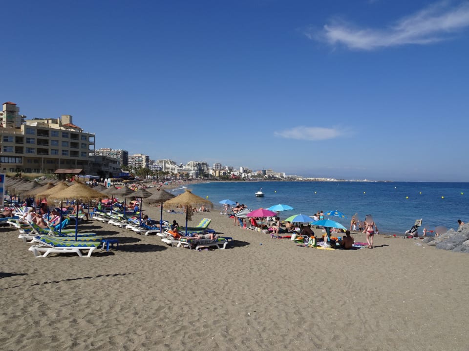 Der Strand. Hotel Benalmadena Palace