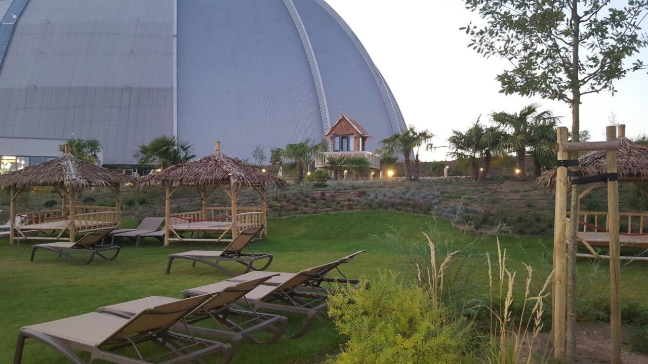 Amazonia Sicht daraufschauend Tropical Islands Resort