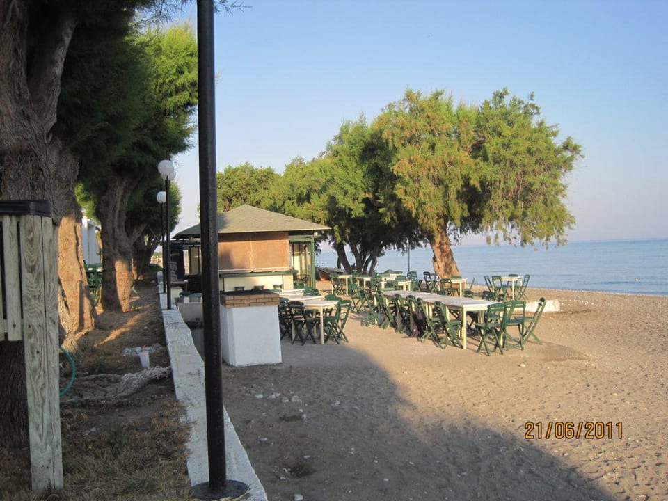 Blick auf die Beachbar TUI KIDS CLUB Alex Beach