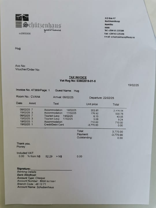 Sonstiges Hotel Schützenhaus Guest House