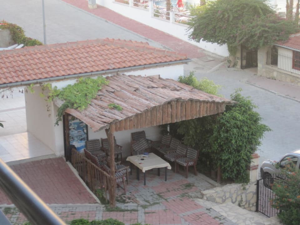 Blick von Balkon vom Wohnzimmer Hotel Kaya Family Apart