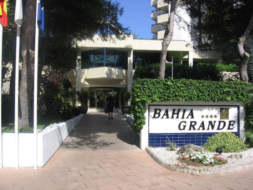 Eingang Hipotels Bahia Grande