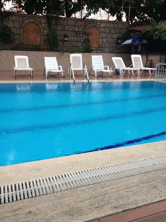 Leider hatte es geregnet! Hotel Diamore