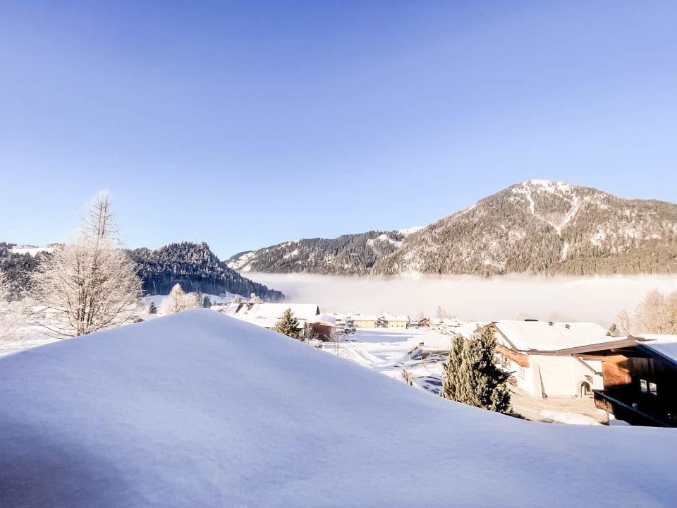 Ausblick Glüxplatzl - Appartements am Wald