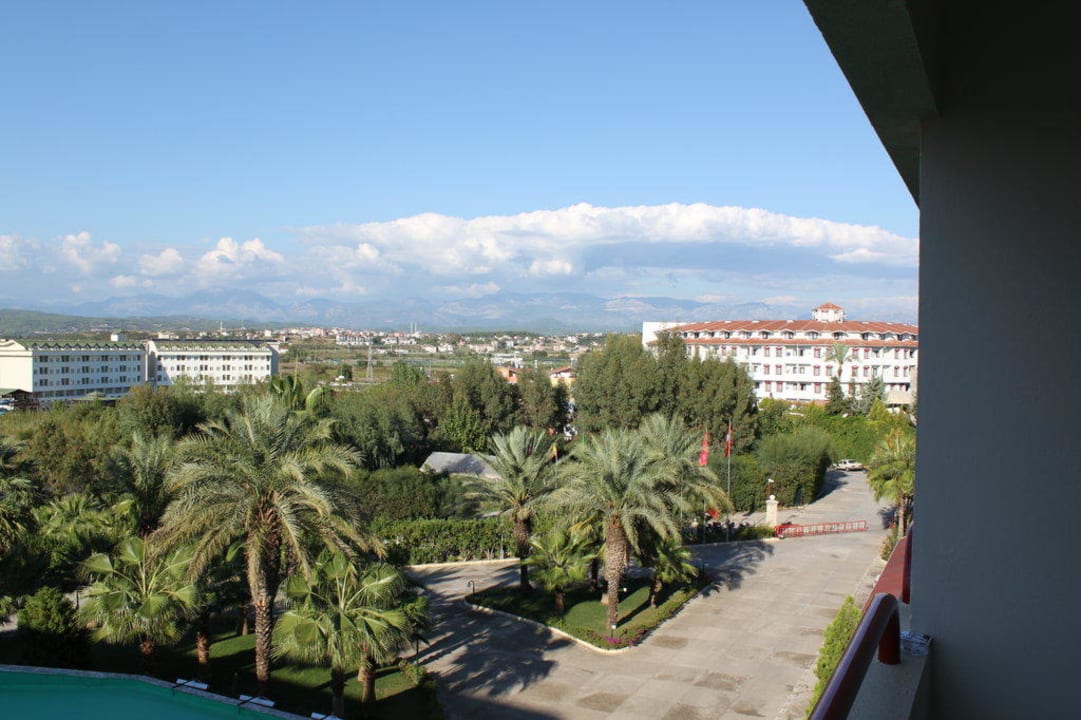 Blick vom Balkon Hotel Miramare Beach