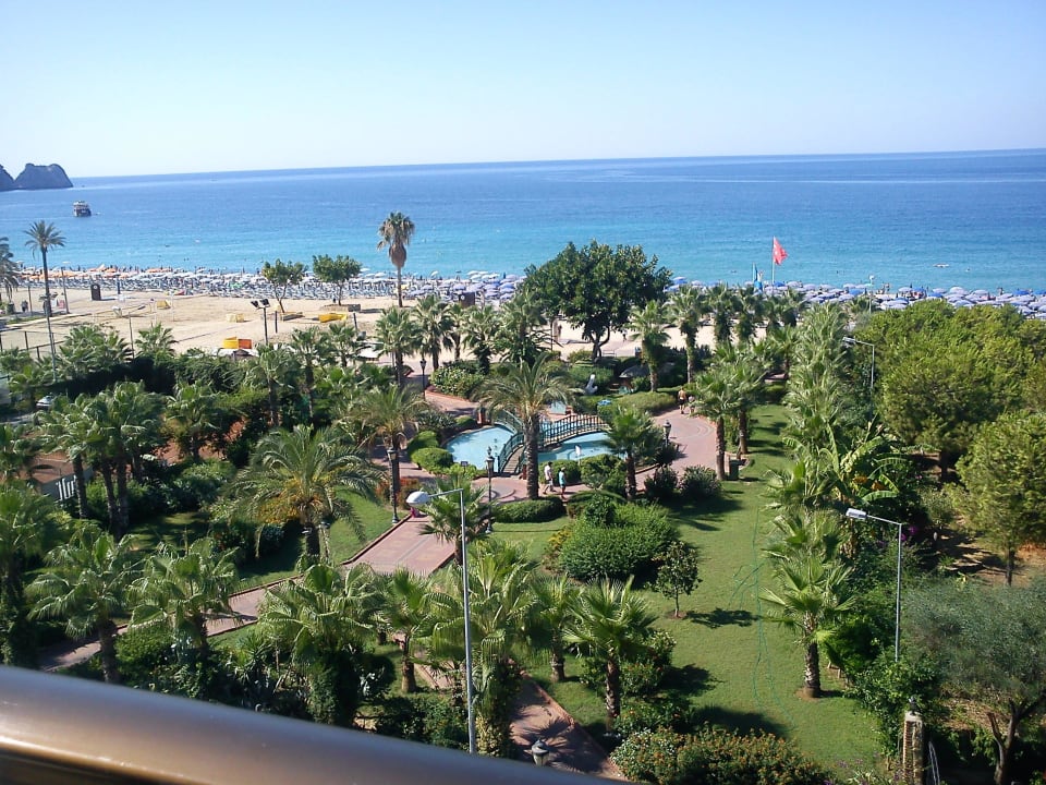 Blick vom Restaurant Gardenia Hotel