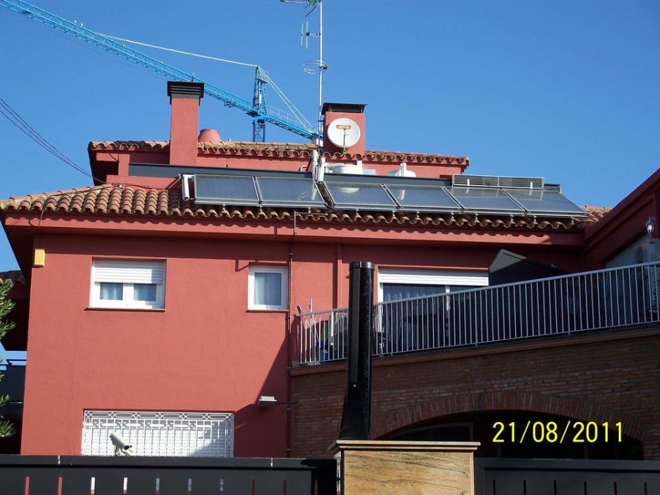 Apart Hotel Vilassar- Außenansicht hinten Hotel Vilassar