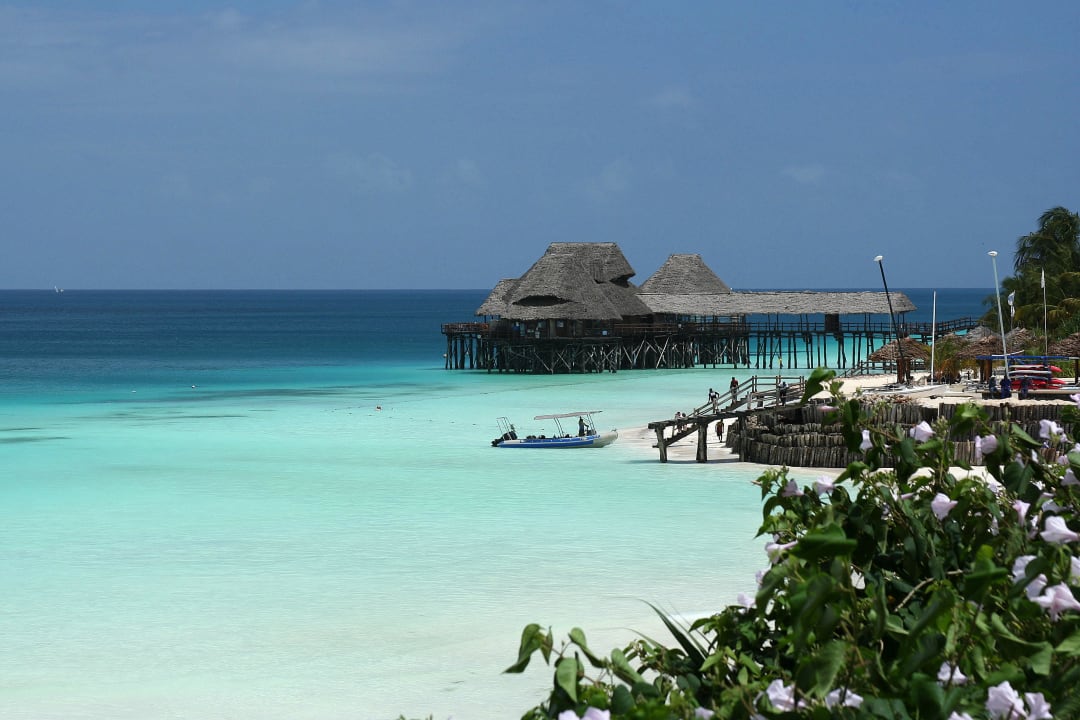 Ausblick nach Norden Hotel Riu Palace Zanzibar