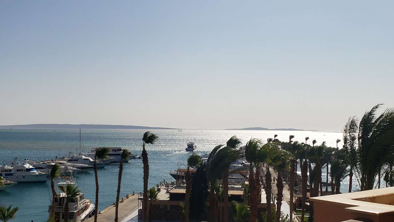 Ausblick Continental Hotel Hurghada