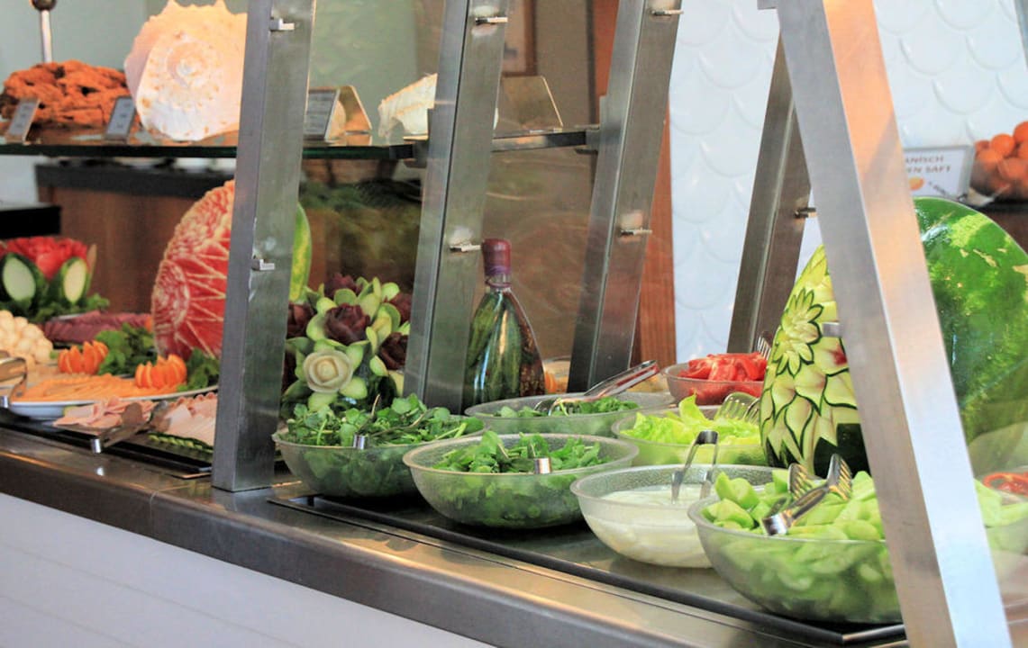 Das reichhaltige und leckere Buffet Hotel Grand Side