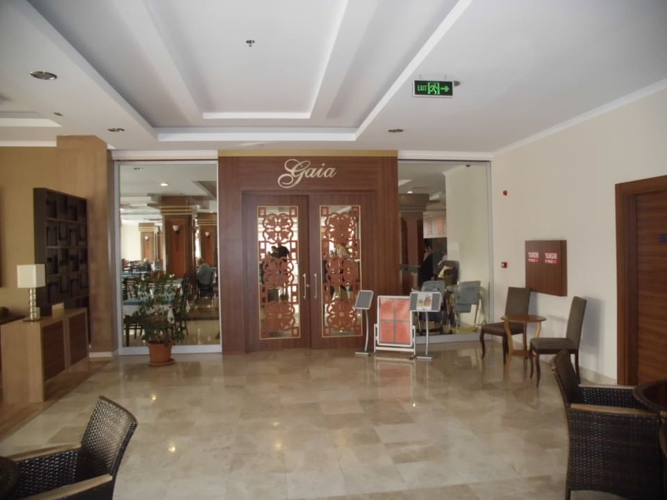 Blick aufs Restaurant Solivia Hotel