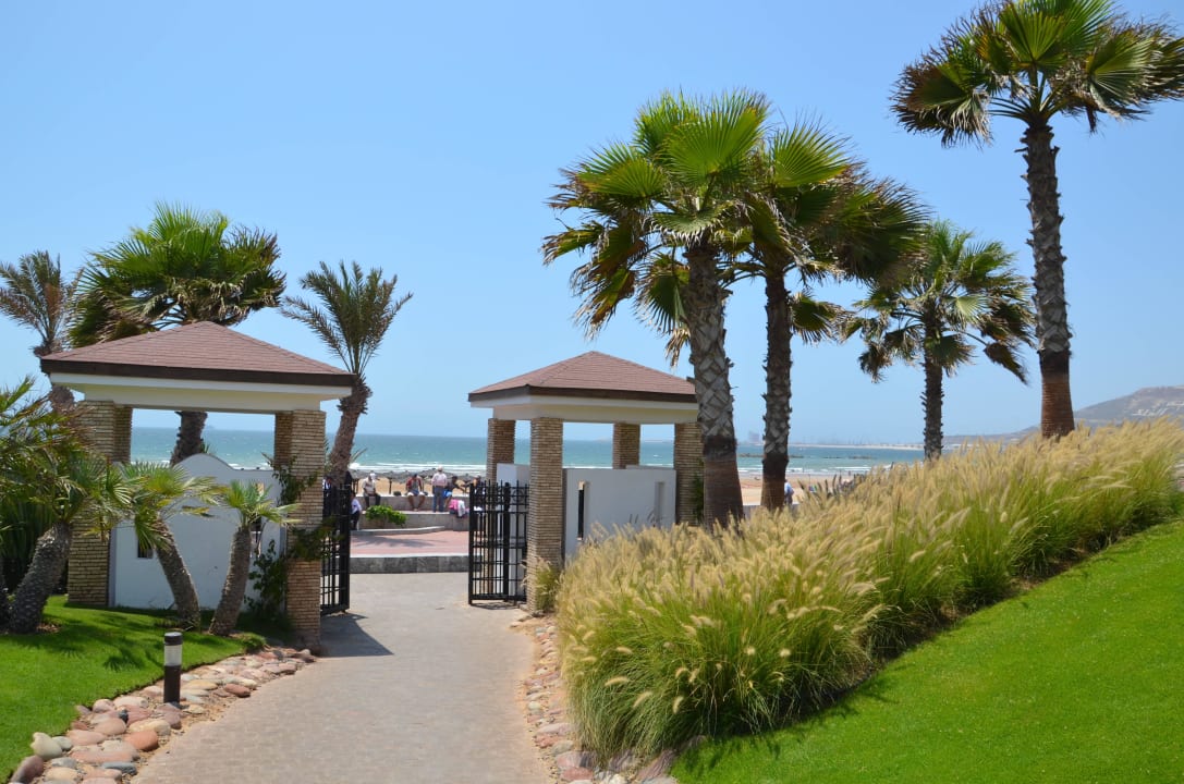 Weg zum Strand Hotel Riu Palace Tikida Agadir