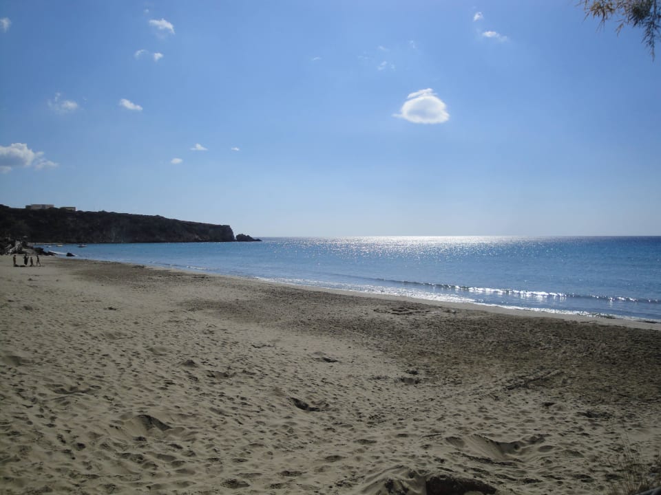 Nur Sand keine Steine auch im Meer Super Atlantica Mikri Poli Crete