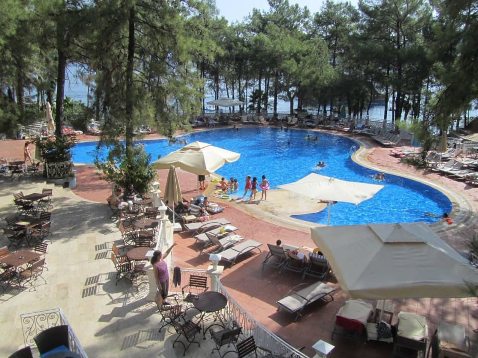 Blick von der Frühstücksterrasse Grand Yazici Club Marmaris Palace