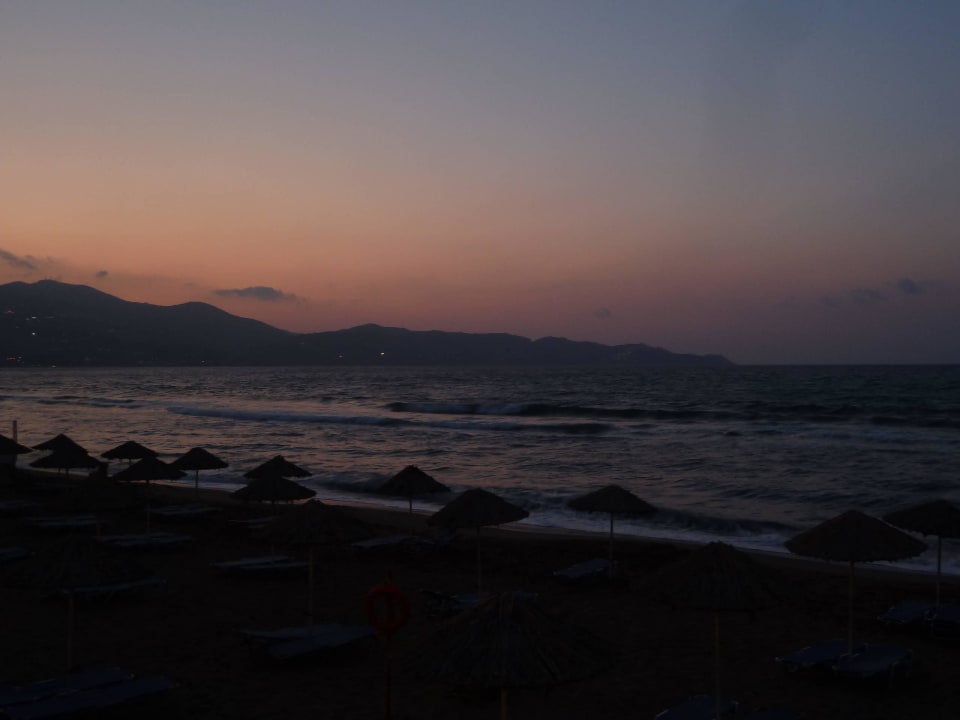 Beach by night Civitel Creta Beach