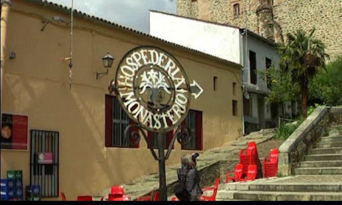 Aufgang zur Hospederia de Real Monesterio Hospedería de Real Monesterio