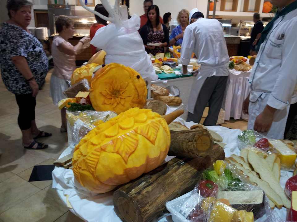 Deko beim Käsebuffet El Mouradi Club Kantaoui