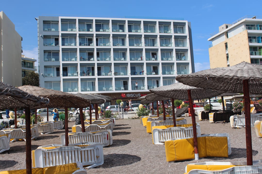 Außenansicht Ibiscus Hotel Rhodos