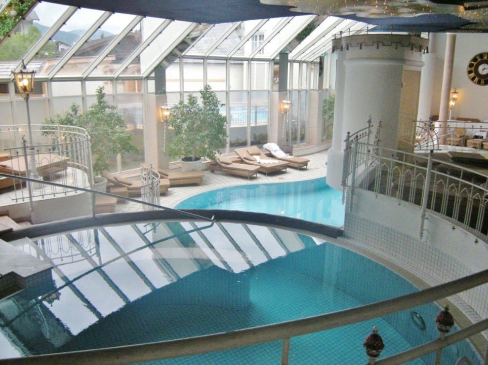 Flüsterpool m. Durchgang zun Aussenpool Posthotel Achenkirch