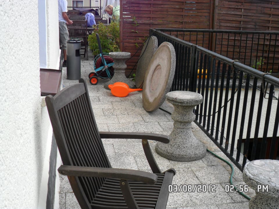 Unser gebuchter Balkon Adner's Gasthof und Hotel