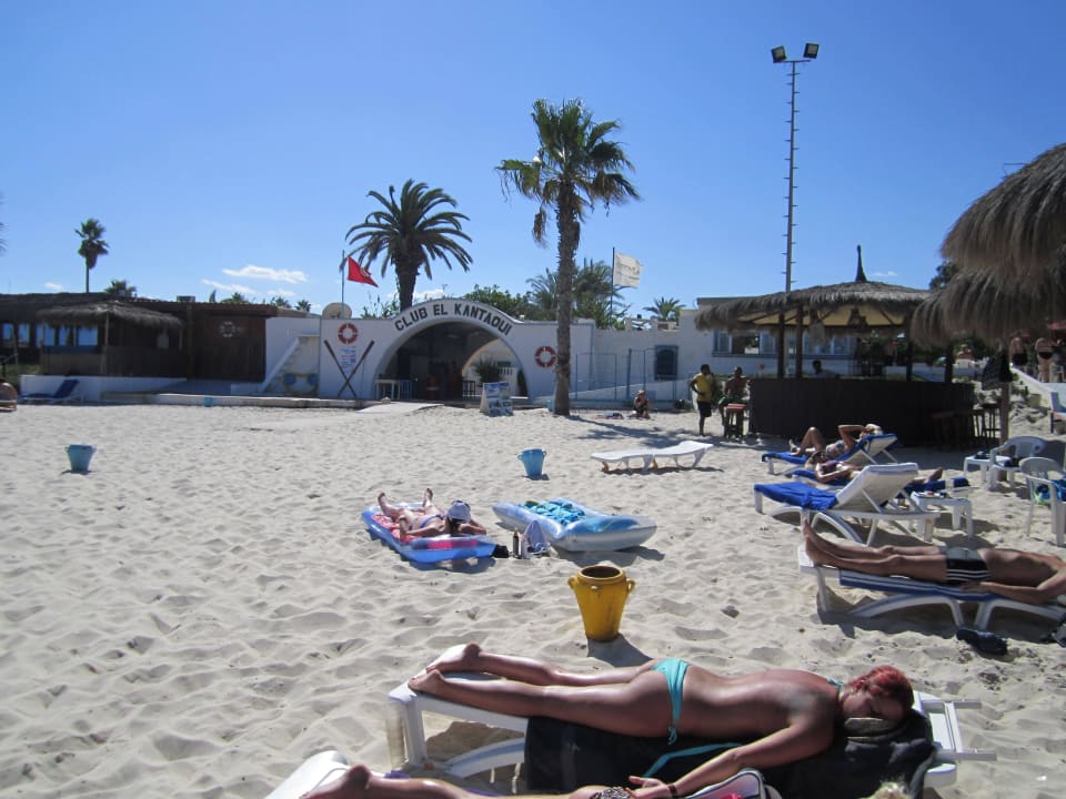 Strand mit Bar El Mouradi Club Kantaoui