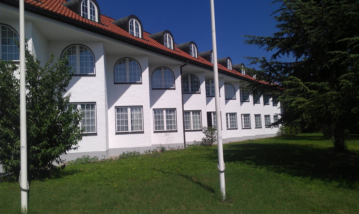 Zimmeransicht von Aussen Eventhotel Pyramide