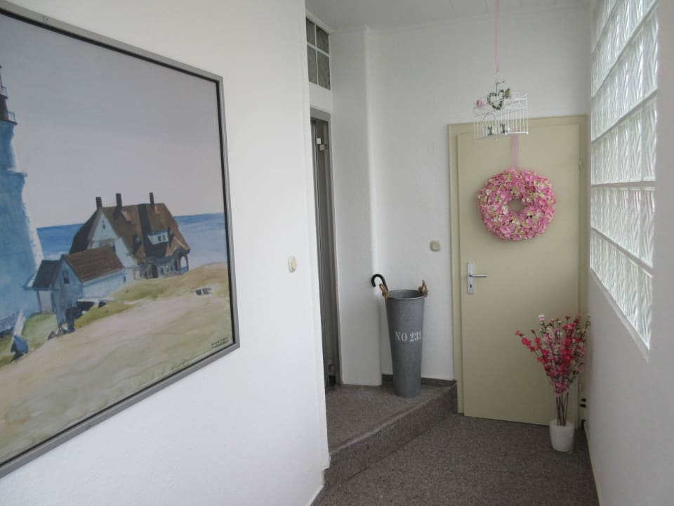Eingangsbereich Haus Albatros Ferienwohnungen Haus Albatros