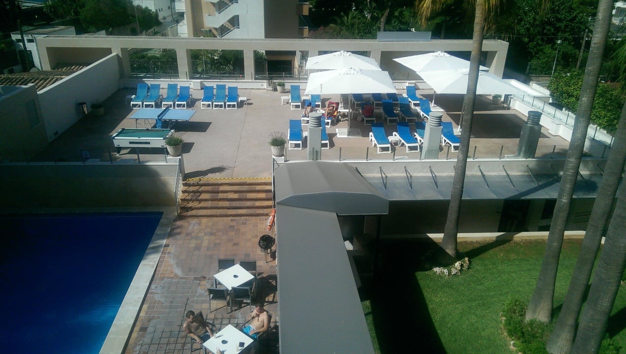Blick aus Zimmer 209 Aparthotel Pabisa Orlando