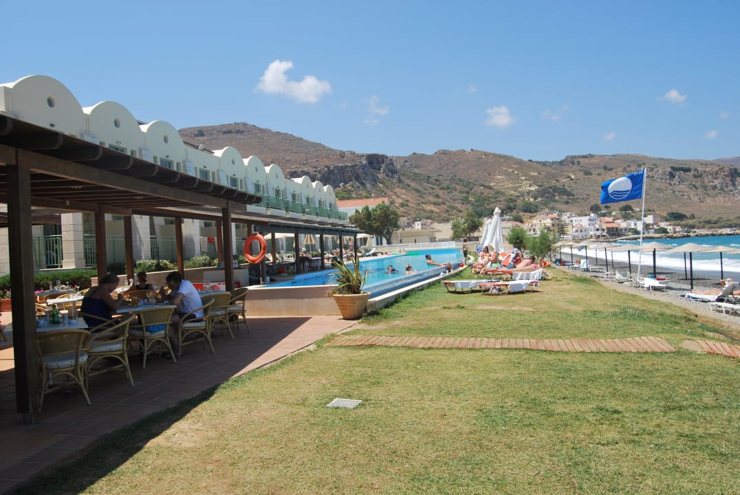 Wszystko na wyciągniecie ręki- basen, plaża itd... Giannoulis - Grand Bay Beach Resort
