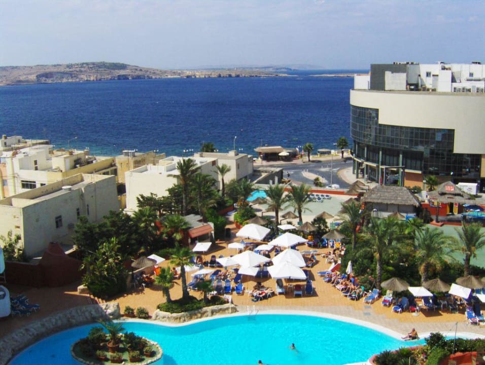 Blick von unserem Balkon db San Antonio Hotel + Spa