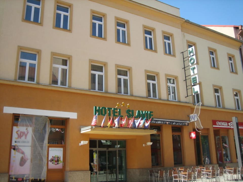 Außenansicht Hotel Slavie