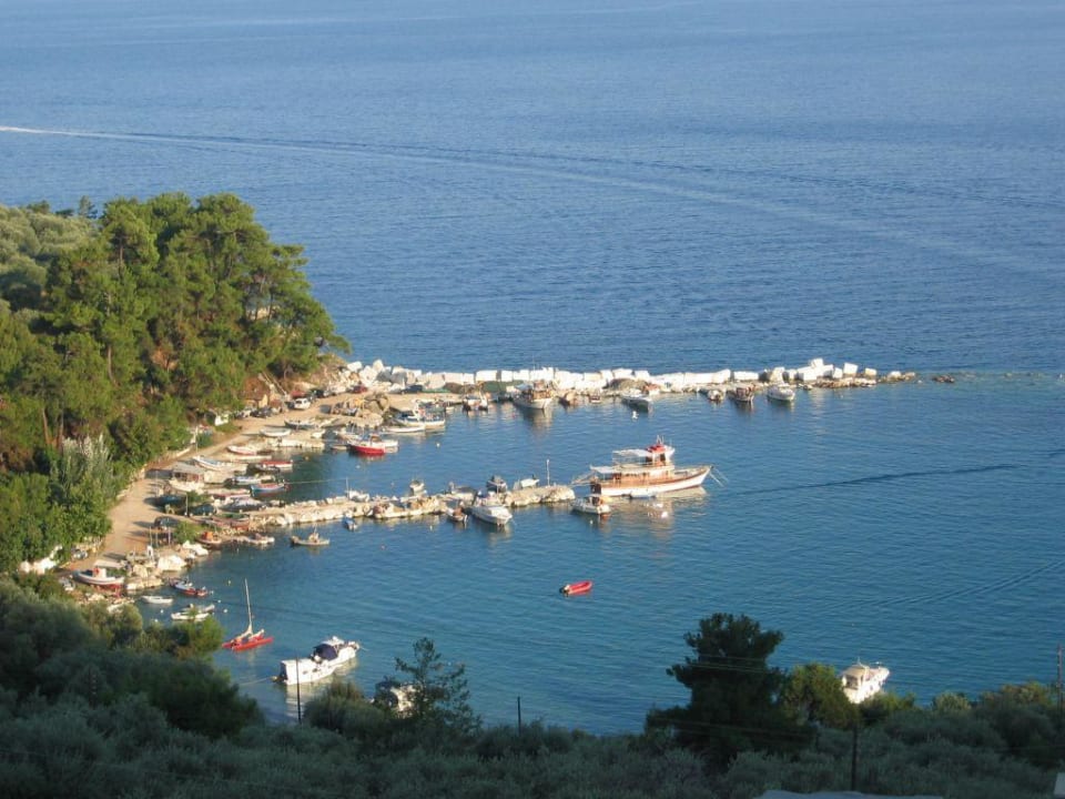 Blick vom Balkon Hotel Dionysos