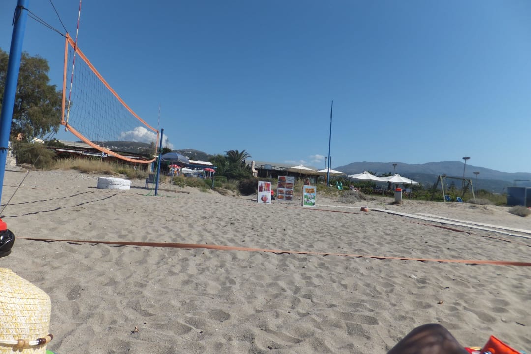 Blick aufs Galeana, feiner Sand! Am Meer Kiessand Hotel Galeana Beach