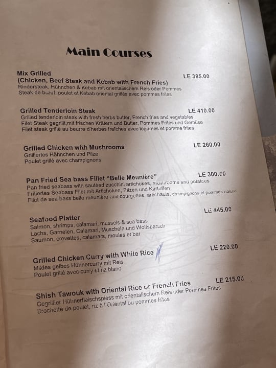 Gastro Jolie Ville Kings Island Luxor