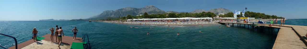 180 Grad Panorama Blick vom Hotelsteg  Ulusoy Kemer Holiday Club