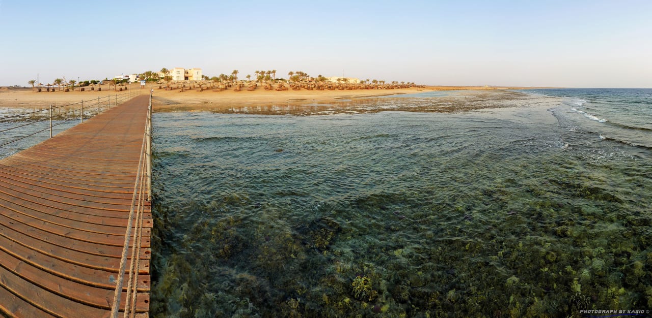 Plaża hotelowa Three Corners Sea Beach Resort