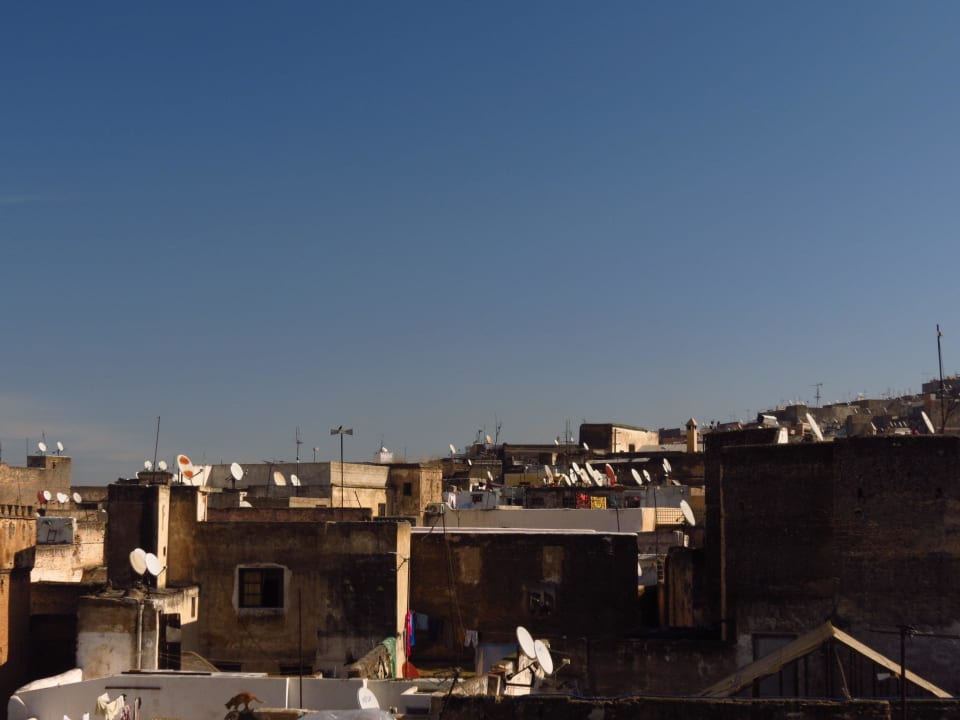 Ausblick von der Dachterrasse Riad Fes Aicha