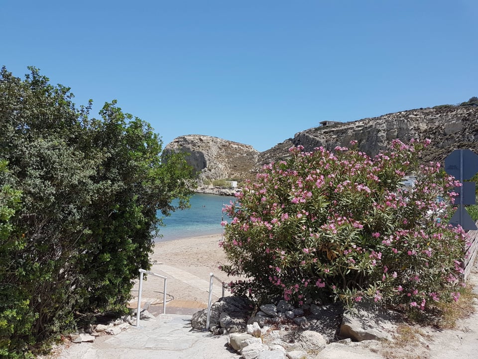 Weg zum Hotelstrand alltoura Club Hotel Porto Angeli Beach Resort