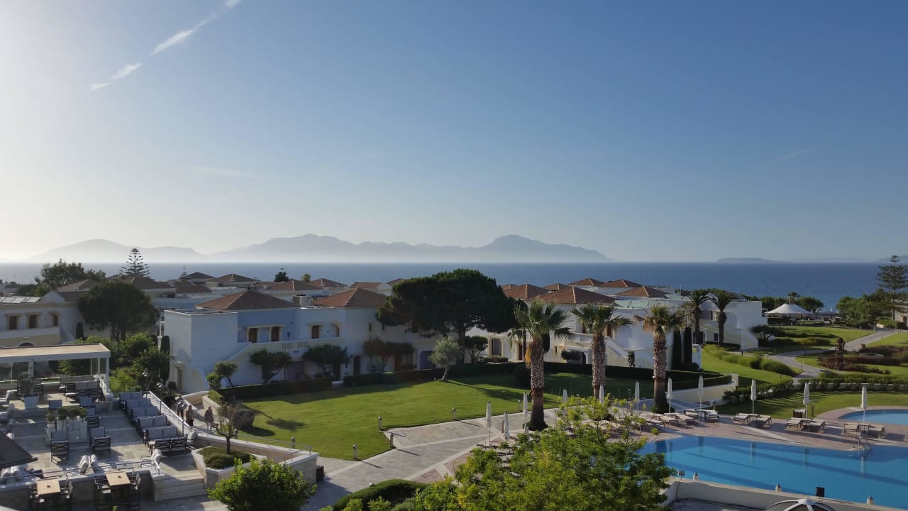 Ausblick au dem zweiten Stock Neptune Luxury Resort