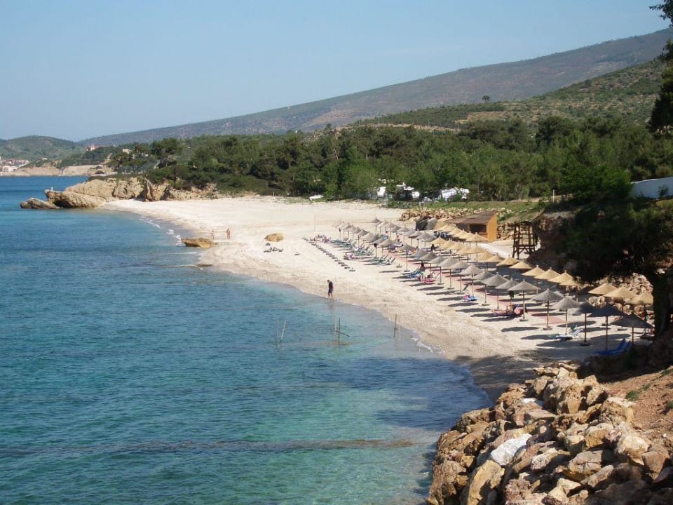 Blick auf den Strand Alexandra Beach Thassos Spa Resort