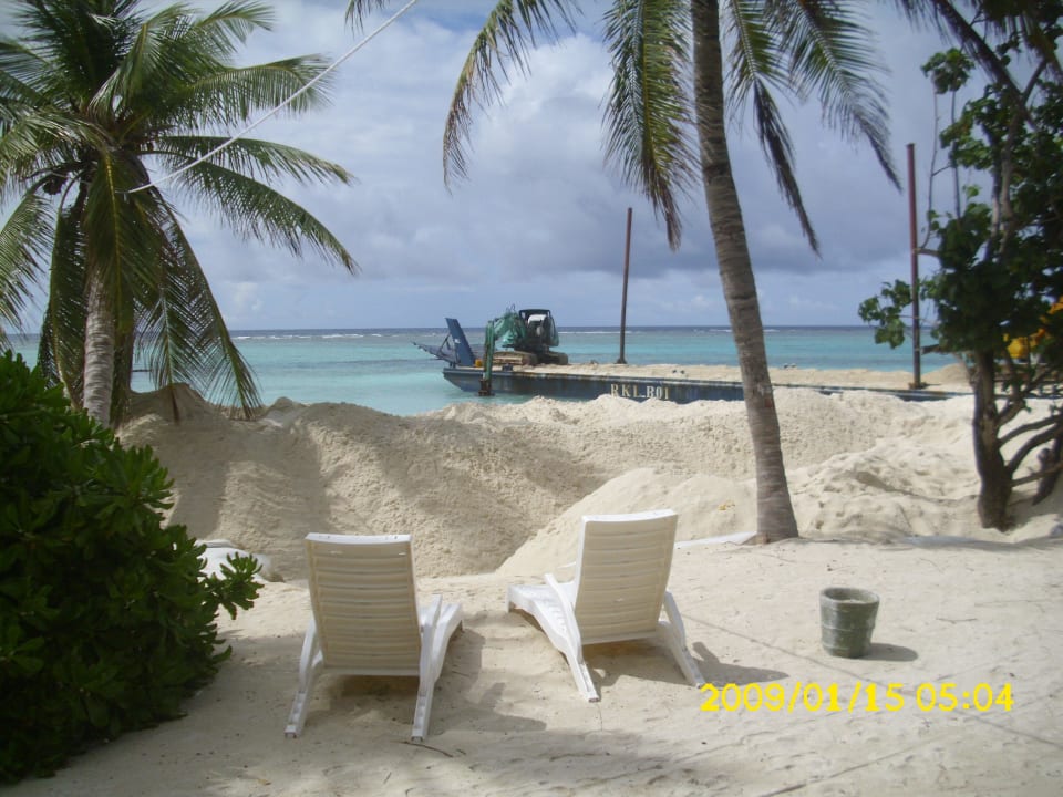 Strandauffüllung  Summer Island Maldives