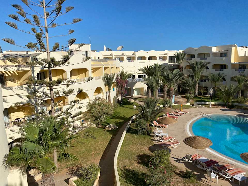 Ausblick Les Quatres Saisons & Thalasso Djerba